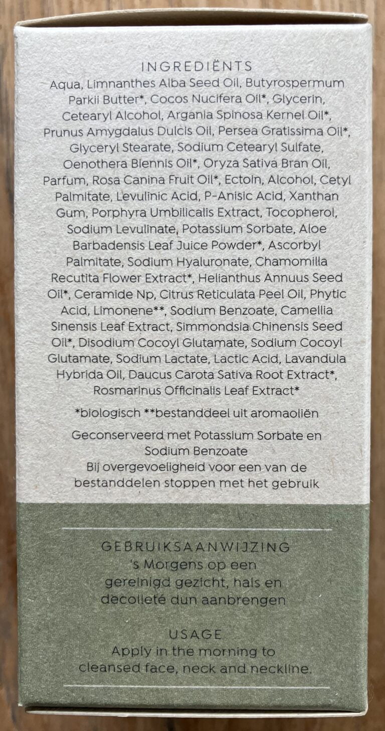 Aphyta Intensive Anti-Aging Cream inci